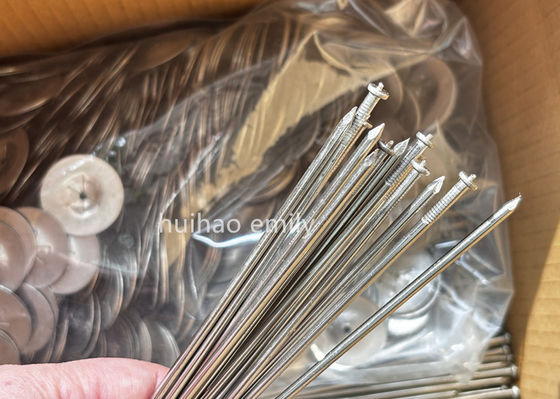 11 Ga en acier inoxydable 316L isolant CD broches de soudure avec laveuse à verrouillage automatique