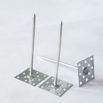 1 "Tape perforée GI Pins d'ancrage d'isolation en acier avec clous de fil de fer recuit doux