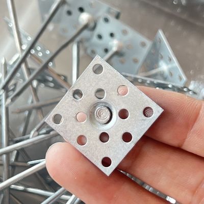 1 "Tape perforée GI Pins d'ancrage d'isolation en acier avec clous de fil de fer recuit doux