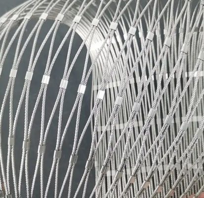 L'architecture est flexible 2' x 2' SS304 filet de câbles pour la sécurité