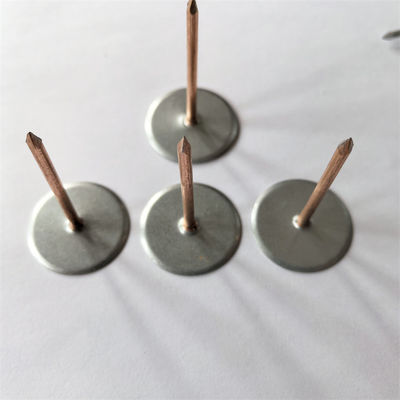 12 Ga x 70 mm Tête de tasse en acier galvanisé épingles soudées pour l'isolation des conduits HVAC