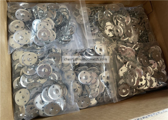 Laveuses en acier inoxydable de 36 mm utilisées pour fixer les panneaux d'isolation
