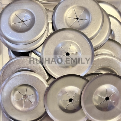 Laveuse à verrouillage automatique de type rond pour fixer des broches de suspension isolantes
