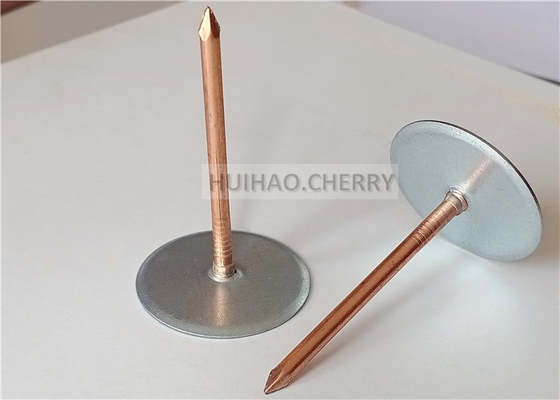 Pins de tête de coupe d'isolation en fibre de verre de conduit d'air