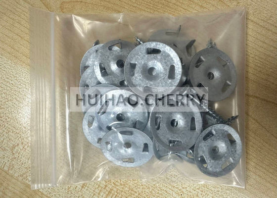 1 1/4 In Metal Plaster Washer With Fingers Galvanized Steel Designed For Plaster Repair
