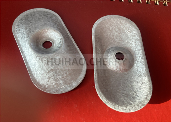 Attache de toiture en acier Galvalume pour joint métallique 82x40mm