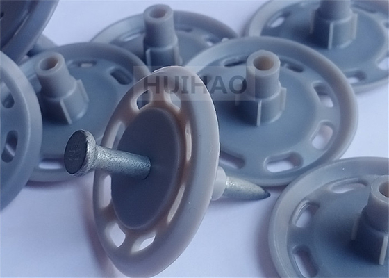 CR9P épingle à tir unique avec laveuse en plastique de 35 mm pour le béton de 30 mm, 40 mm, 50 mm
