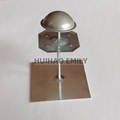 50x50mm Plaque de base auto-adhésif Isolation épingles pour l'isolation des murs extérieurs