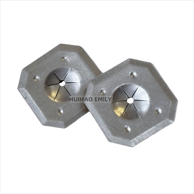 32 mm d'acier galvanisé carré auto-verrouillage laveuse fixer 2,7 mm épingles isolantes