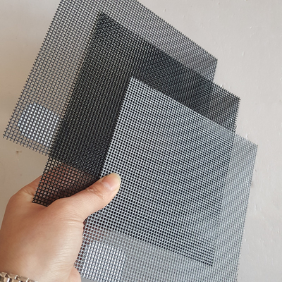 Maillage de fil de couleur noire pour écran de fenêtre de sécurité