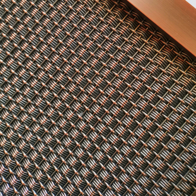 Tissu métallique décoratif pour le revêtement d'ascenseurs