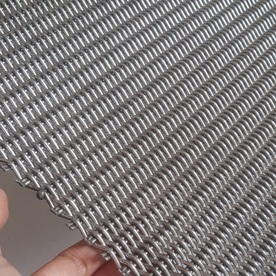 Tissu métallique décoratif pour le revêtement d'ascenseurs