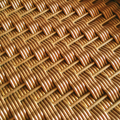 Tissu métallique décoratif pour le revêtement d'ascenseurs