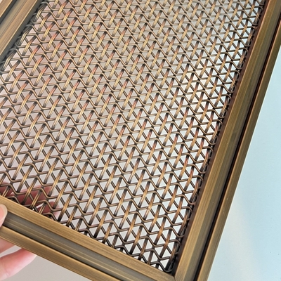 Le revêtement de l'ascenseur Mesh métallique tissé Plus de 200 motifs