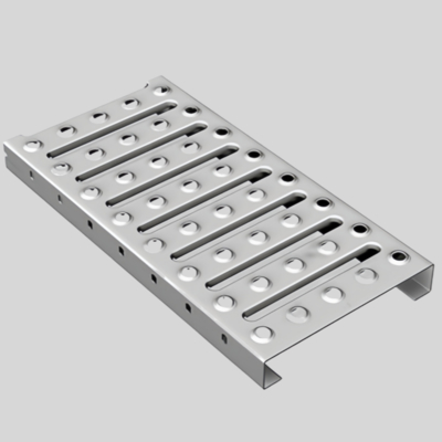 Panneaux de maillage architectural en aluminium perforé pour plates-formes de grille à poignée