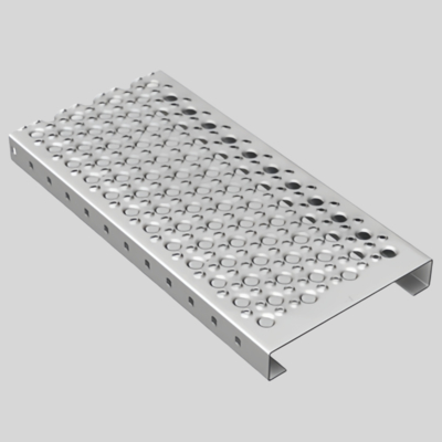 Panneaux de maillage architectural en aluminium perforé pour plates-formes de grille à poignée