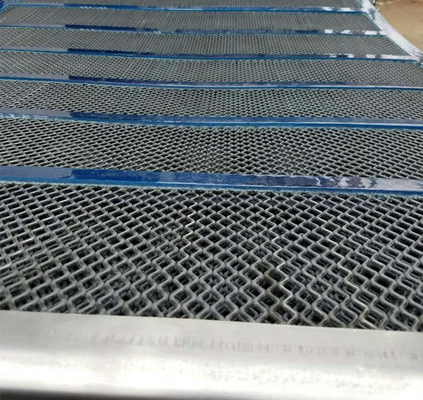 Grille en acier anti-colmatage pour carrière de concasseur de pierres