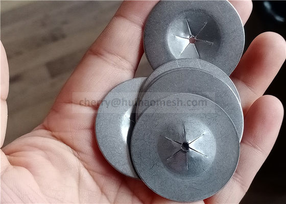 Acier galvanisé 2,5" rondelles de freinage d'individu de place 63.5mm employés pour attacher des goupilles d'isolation