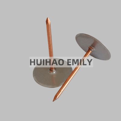 Goupilles de soudure à tête bombée en acier galvanisé de 50 mm pour fixer l'isolation à l'intérieur des fabrications