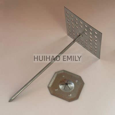 2.7mm Dia Glass Wool Insulation Hanger Nails With Self Locking Washer