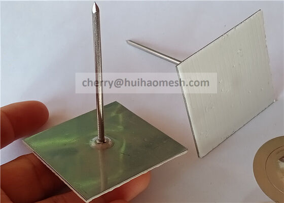 12 Gauge Insulation Stick Pins And Washers Galvanized Steel Rockwool Insulation Pins