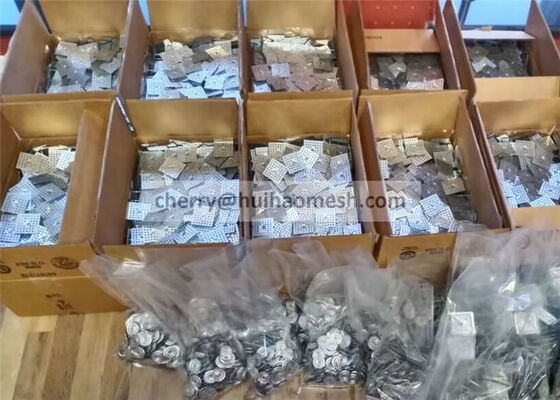 Attaches d'isolation en laine de roche en acier inoxydable 316L, attaches perforées pour l'isolation, pour plafonds et murs