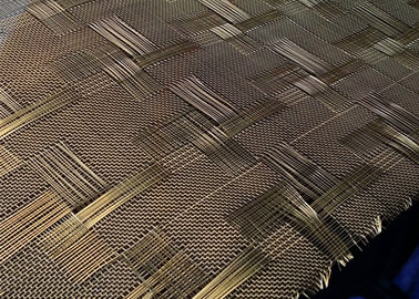 Textile métallique tissé personnalisé pour verre feuilleté trempé