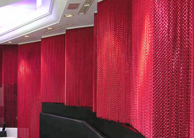 Rideau de lien à crochet en aluminium pour l'architecture extérieure