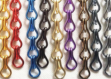 Rideau de lien à crochet en aluminium pour l'architecture extérieure
