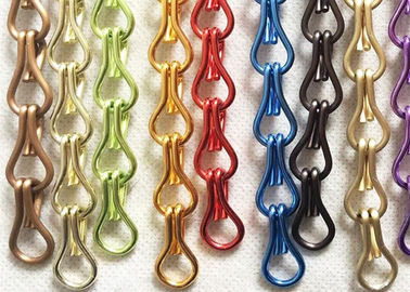 Rideau de lien à crochet en aluminium pour l'architecture extérieure
