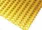 Revêtement 1200MMX3000MM de mur de maille augmenté par aluminium de couleur d'or fini par PVDF