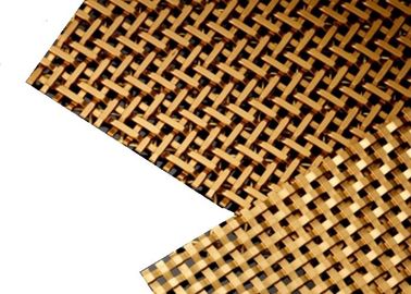 Maille métallique architecturale plaquée bronze pour armoires et revêtements