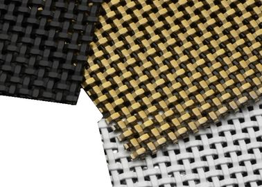 Maille métallique architecturale plaquée bronze pour armoires et revêtements