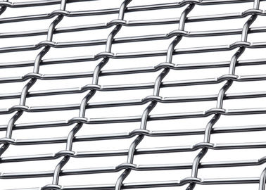 Maille métallique décorative sertie pour cloison de salle d'attente