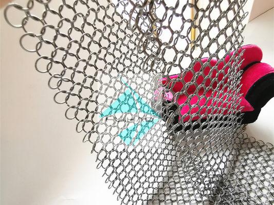 Type de tissage Carton Acier rond Anneau Maille Chaîne Anneau Ceinture