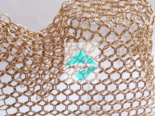 PVD Finshed Couleur or rose en acier inoxydable Rings métalliques ronds