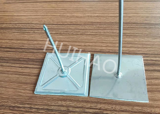 Base perforée en acier - Fixation des chevilles d'isolation pour isolant - Surface rugueuse - 12Ga Dia 63.5mm