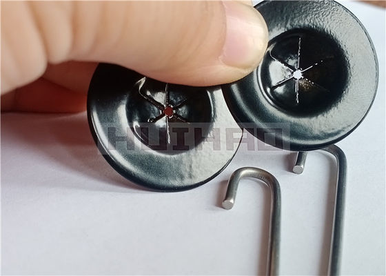 Rondelles de freinage d'individu enduit noir résistant UV de Mesh Clips With de fil de panneau solaire en métal