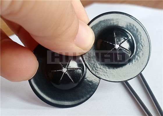 les rondelles de freinage d'individu d'acier inoxydable de 38mm doublent le revêtement noir latéral employé pour fixer Mesh To Solar Panels