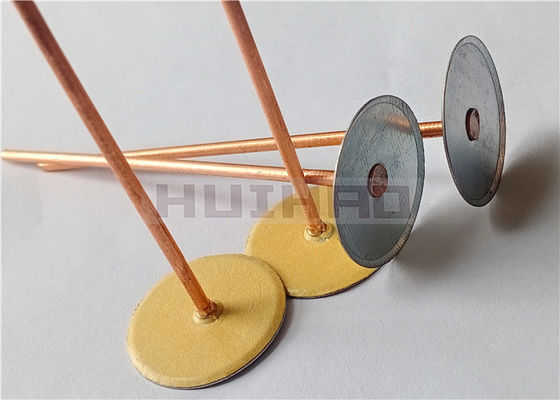 Le cuivre a plaqué la soudure de Cuphead d'acier doux goupille pour l'isolation 2.7mm