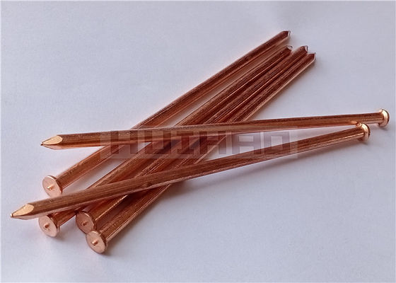 Goupilles de soudure CD 5x160mm en acier cuivré utilisées pour fixer les matériaux isolants sur une surface en acier