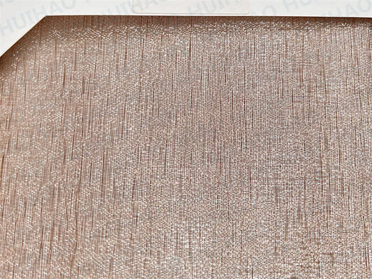 Fil stratifié en verre en bronze Mesh Architectural Facade Cladding