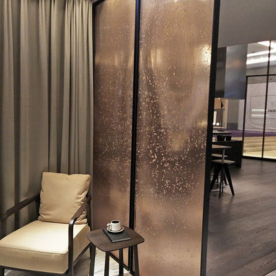 Le tissu fait sur commande de fil d'armure feuilleté le verre pour des portes de Windows de niveau du sol