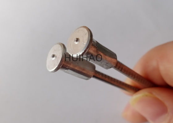 3 x 75 mm CD bi-métalliques soudés avec des broches à tête contondante avec base en aluminium