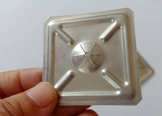 Acier inoxydable 50 mm isolation à verrouillage automatique laveuses carrées à cloisons