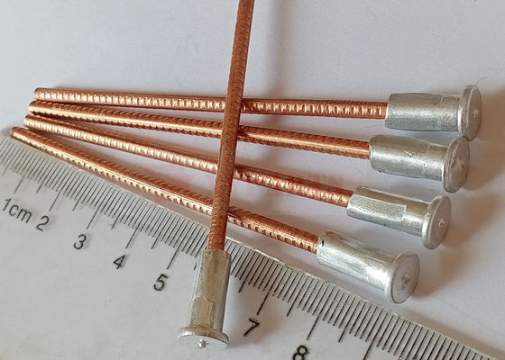 Pins de soudage CD bi-métalliques en acier revêtu de cuivre de 3x90 mm avec base de soudage en aluminium