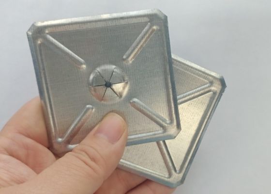 2 1⁄2 pouces d'acier galvanisé carré laveuse auto-verrouillage pour les broches de soudure CD