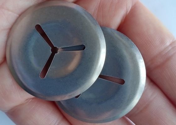 38 mm type rond en acier inoxydable isolation de vitesse clips avec 3 fentes