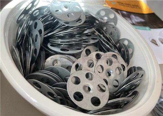 Laveuse de disques de fixation métalliques de 36 mm utilisée pour fixer les planches de support de tuiles