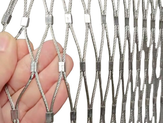 L'architecture est flexible 2' x 2' SS304 filet de câbles pour la sécurité
